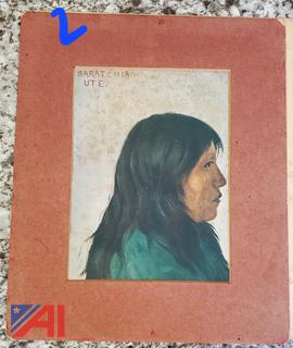 Native American Pottery and Portraits